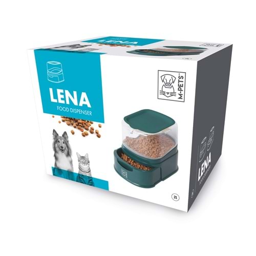60560299 M-PETS LENA ÇEKMECELİ MAMA KABI 2000ML