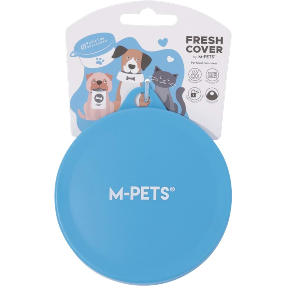 60567117 M-PETS FRESH COVER PLASTİK KONSERVE KAPAĞI BLUE