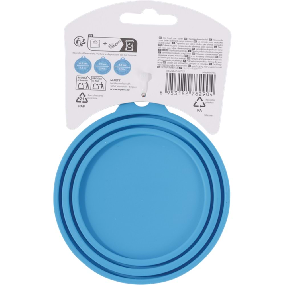 60567117 M-PETS FRESH COVER PLASTİK KONSERVE KAPAĞI BLUE