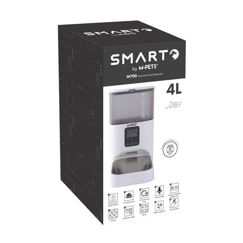 60567799 M-PETS SMARTO M700 OTOMATİK MAMA KABI 4L
