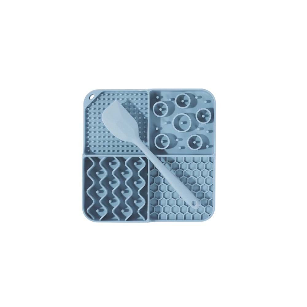 60568199 M-PETS LECCA SIVI ÖDÜL MATI KAŞIKLI SET BLUE (M)