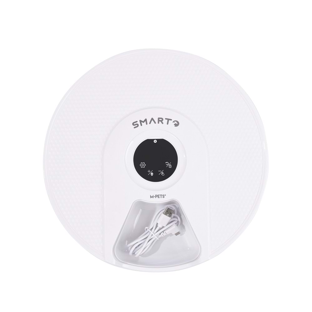 60568699 M-PETS SMARTO M900 SOĞUTUCULU OTOMATİK MAMA KABI 6 BÖLMELİ
