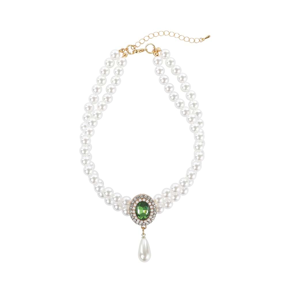 60803999 M-PETS GLAM PRESTİGE AKSESUAR GREEN EMERALD (L)