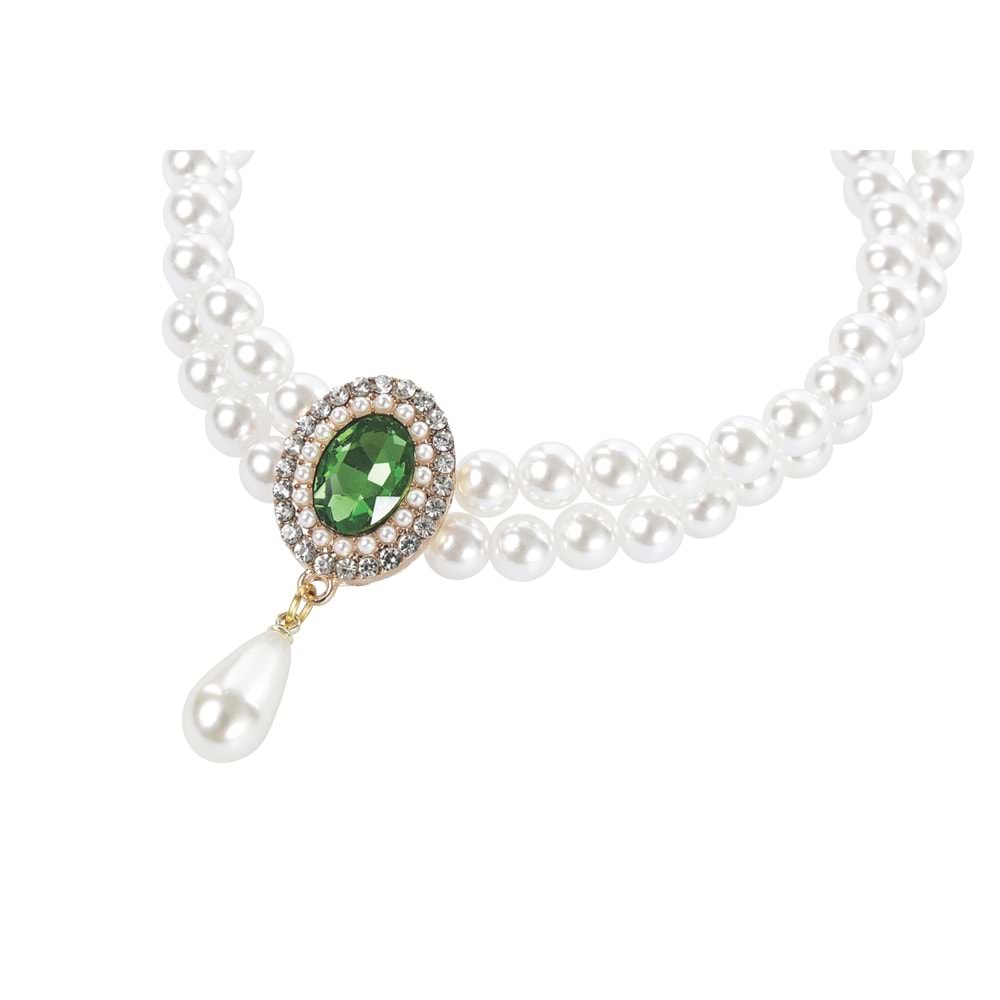 60803999 M-PETS GLAM PRESTİGE AKSESUAR GREEN EMERALD (L)