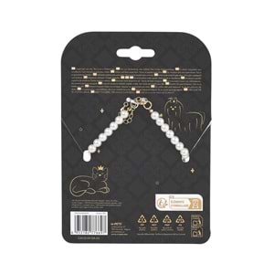 60804099 M-PETS GLAM PRESTİGE AKSESUAR BLUE DENİM PEARL (S)