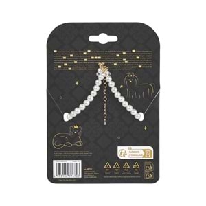 60804199 M-PETS GLAM PRESTİGE AKSESUAR BLUE DENİM PEARL (M)