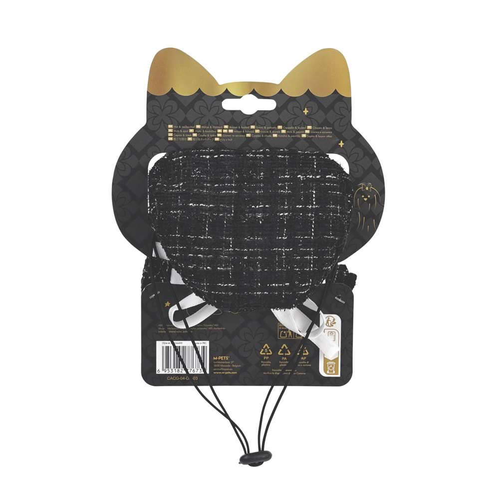 60804499 M-PETS GLAM PRESTİGE AKSESUAR CLOTHİNG SET BLACK
