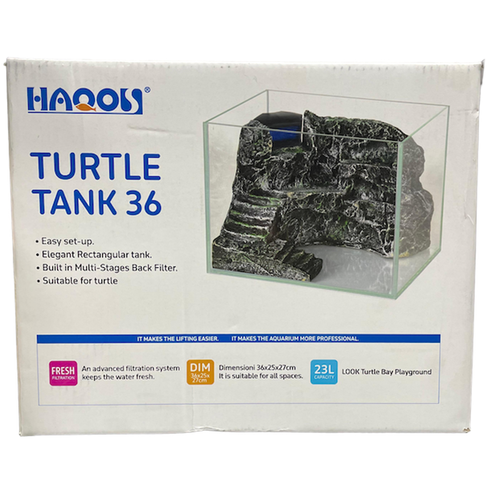 HAQOS TURTLE TANK 36 KAPLUMBAĞA TANKI 23L