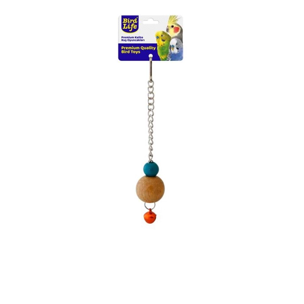 BRD1006-BİRDLİFE ŞEKİLLİ TEKLİ AHŞAP SARKAÇ 6LI PAKET