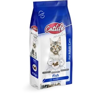 CLFD03-CATLİFE BALIKLI YETİŞKİN KEDİ MAMASI 15+1KG