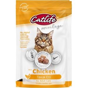 CLFW-23 CATLİFE TAVUK ETLİ POUCH 85GR 24LÜ