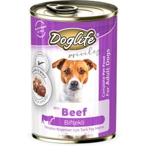 DLF13-DOGLİFE BİFTEKLİ KÖPEK KONSERVE 400GR 12Lİ