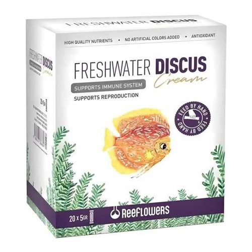 FD20-REEFLOWERS FRESHWATER DISCUS CREAM 20X5GR