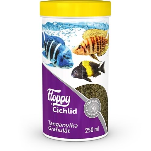 FLP025-FLOPPY CICHLID TANGANYIKA GRANULAT 250ML