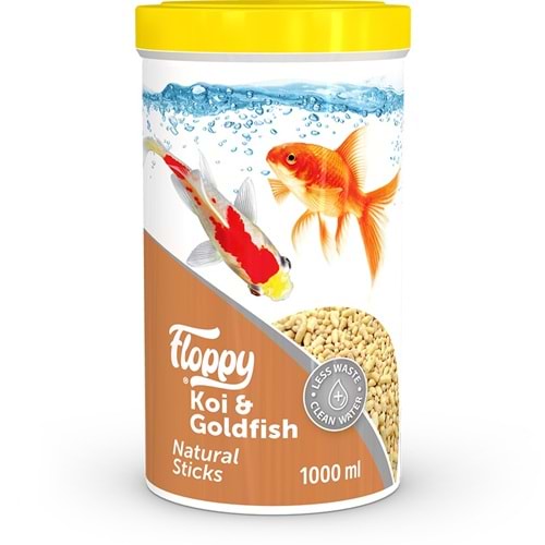 FLP034-FLOPPY KOI&GOLDFISH NATURAL STICKS 1L