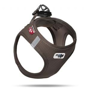 SU1360-CURLI VEST HARNESS AIR-MESH BROWN 2XS