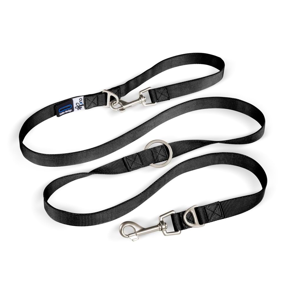 SU1799-CURLI ADJUSTABLE LEASH NYLON BLACK M