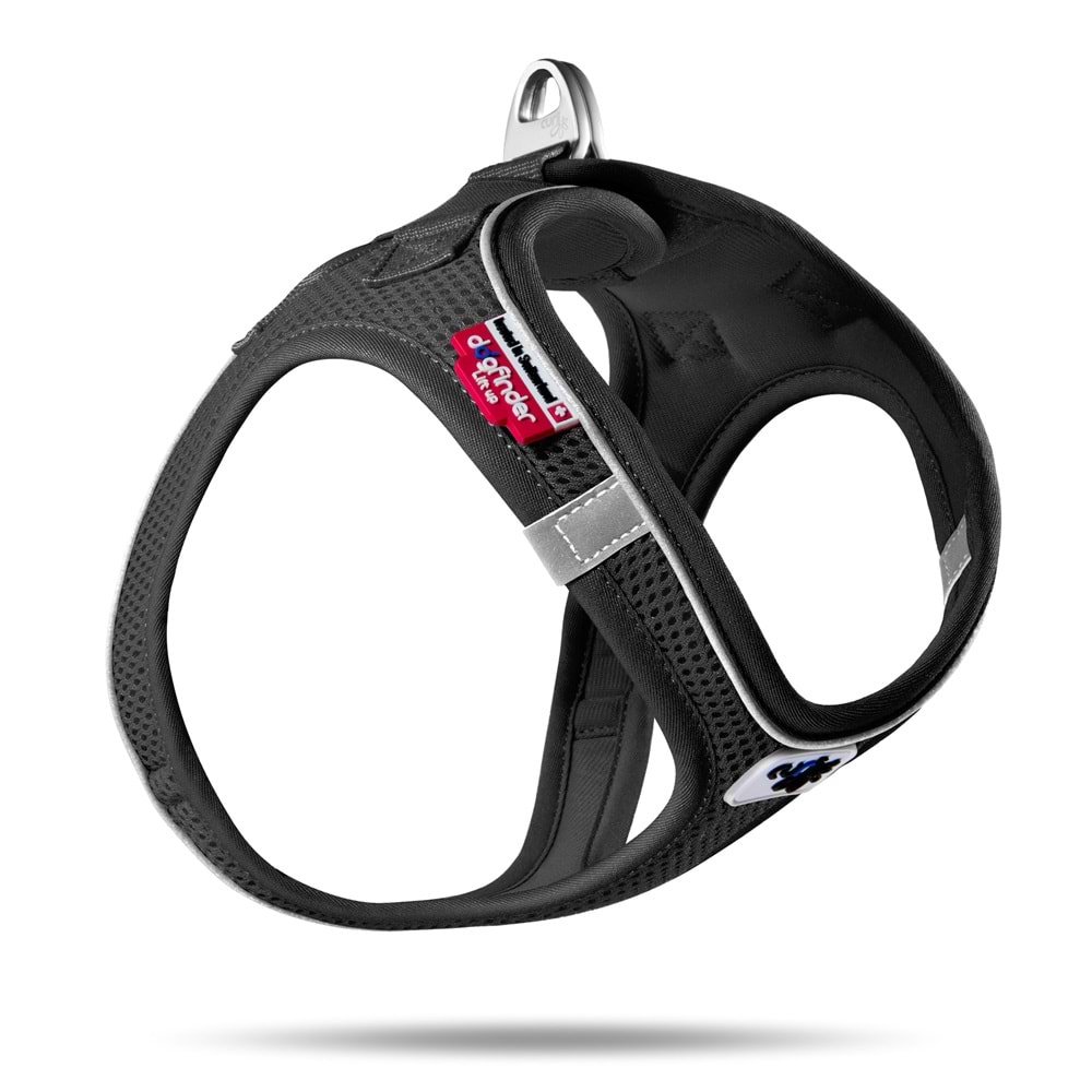 SU2030-CURLI MAGNETIC VEST HARNESS AIR-MESH BLACK 2XS