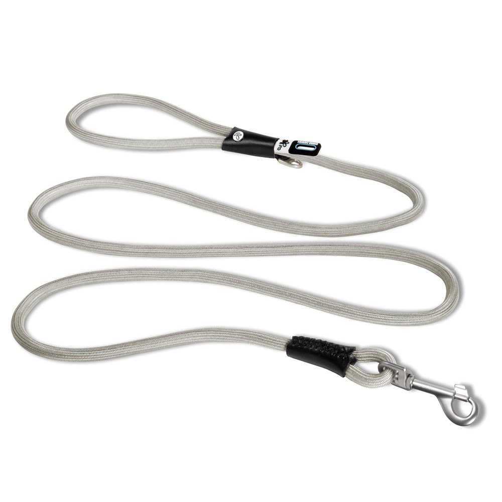SU2628-CURLI STRETCH COMFORT LEASH GRAY L