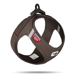 SU2859-CURLI VEST HARNESS CURLI CLASP AIR-MESH BROWN XS