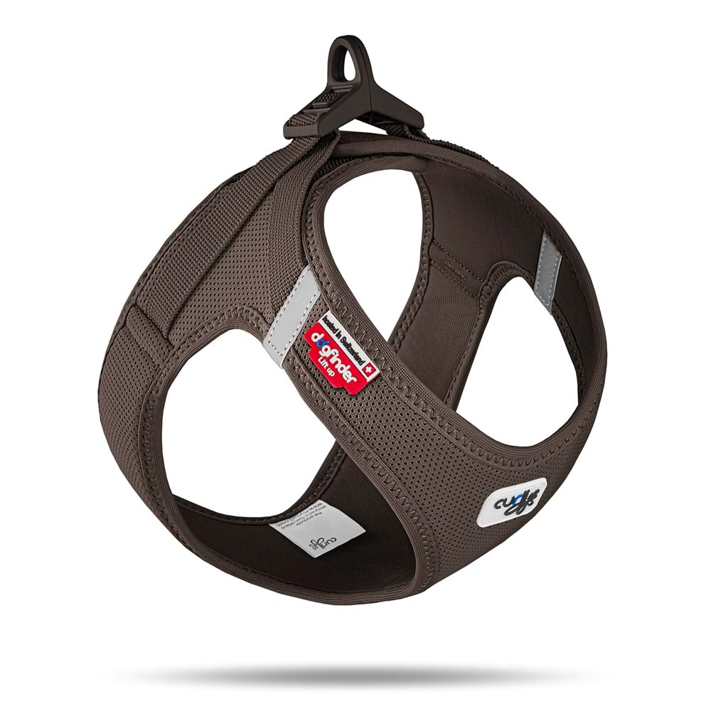 SU2861-CURLI VEST HARNESS CURLI CLASP AIR-MESH BROWN M