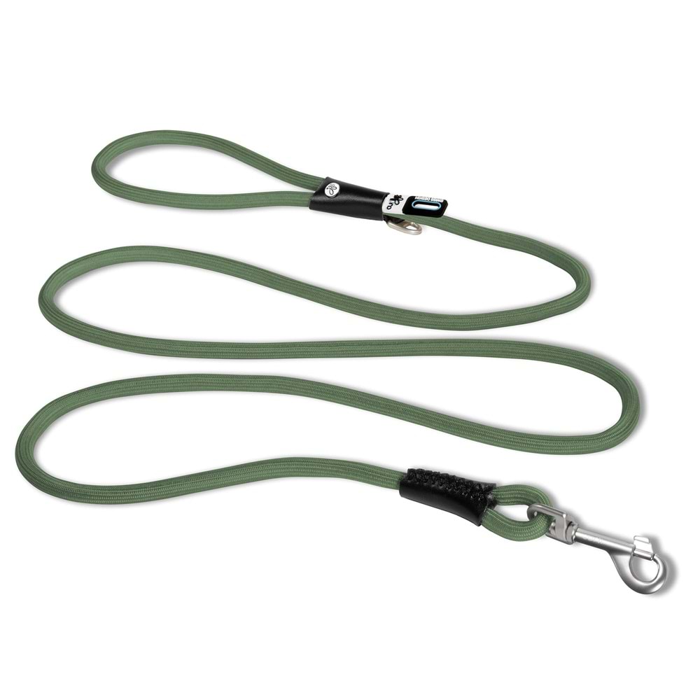 SU2886-CURLI STRETCH COMFORT LEASH MOSS L