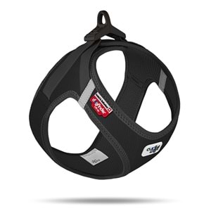 SU2972-CURLI VEST HARNESS CURLI CLASP CORD BLACK S