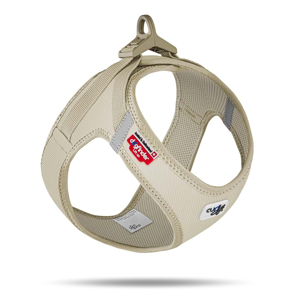 SU2983-CURLI VEST HARNESS CURLI CLASP CORD TAN XS