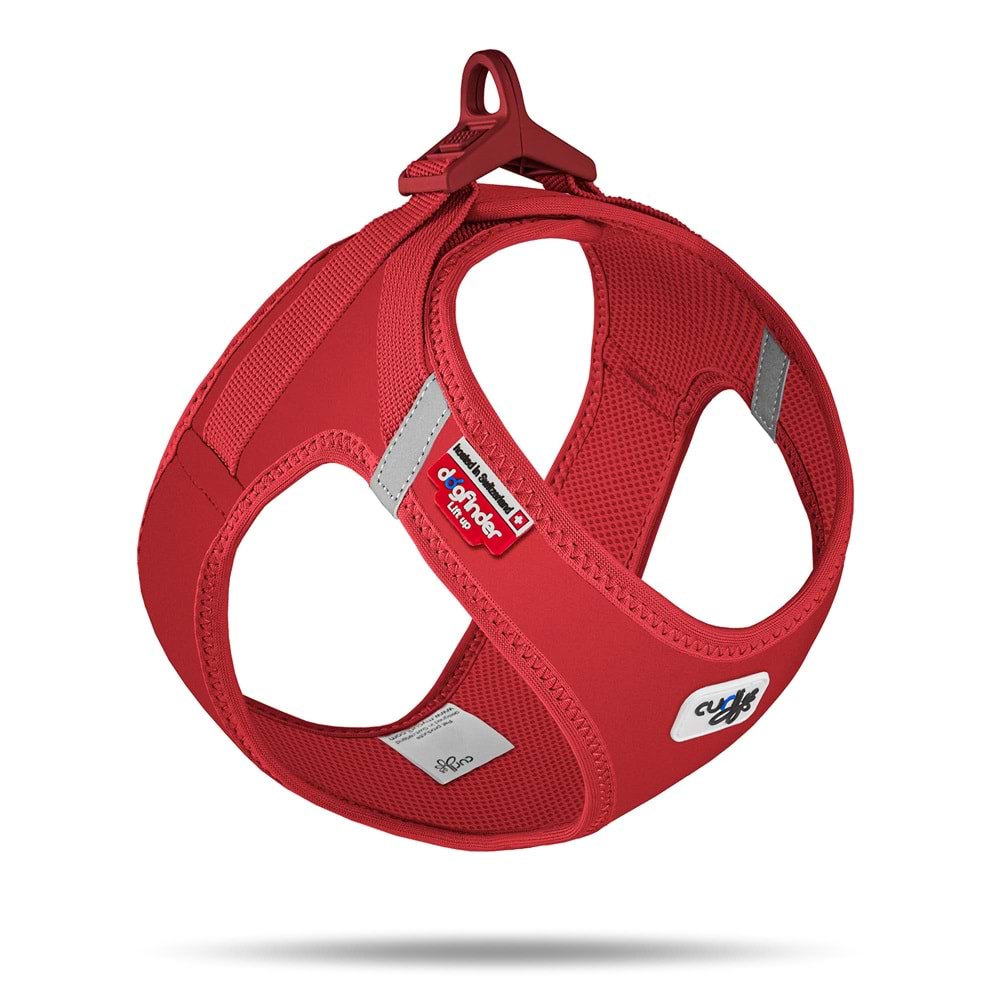 SU3007-CURLI VEST HARNESS CURLI CLASP SOFTSHELL RED XL
