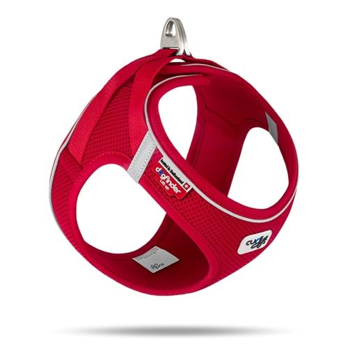 SU3017-CURLI MAGNETIC VEST HARNESS AIR-MESH RED XS