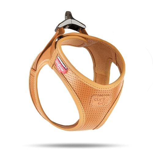PN3115-CURLI APPLE LEATHER HARNESS BROWN 3XS