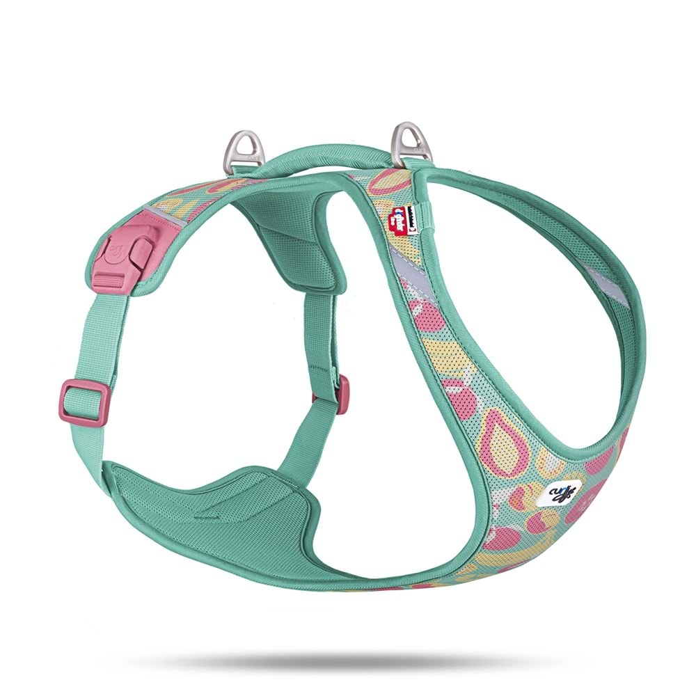 PN3694-CURLI BELKA HARNESS AIR-MESH LE26 JUICY F TURQUOISE XL