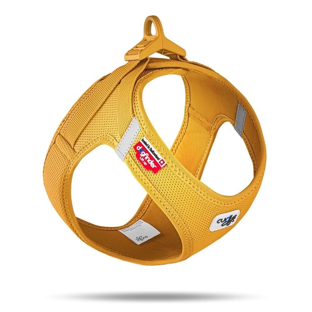 PN3777-CURLI VEST HARNESS CURLI CLASP AIR-MESH MANGO 3XS