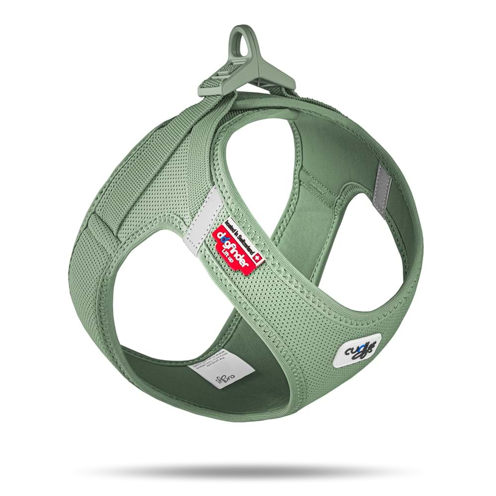 PN3788-CURLI VEST HARNESS CURLI CLASP AIR-MESH OLIVE M