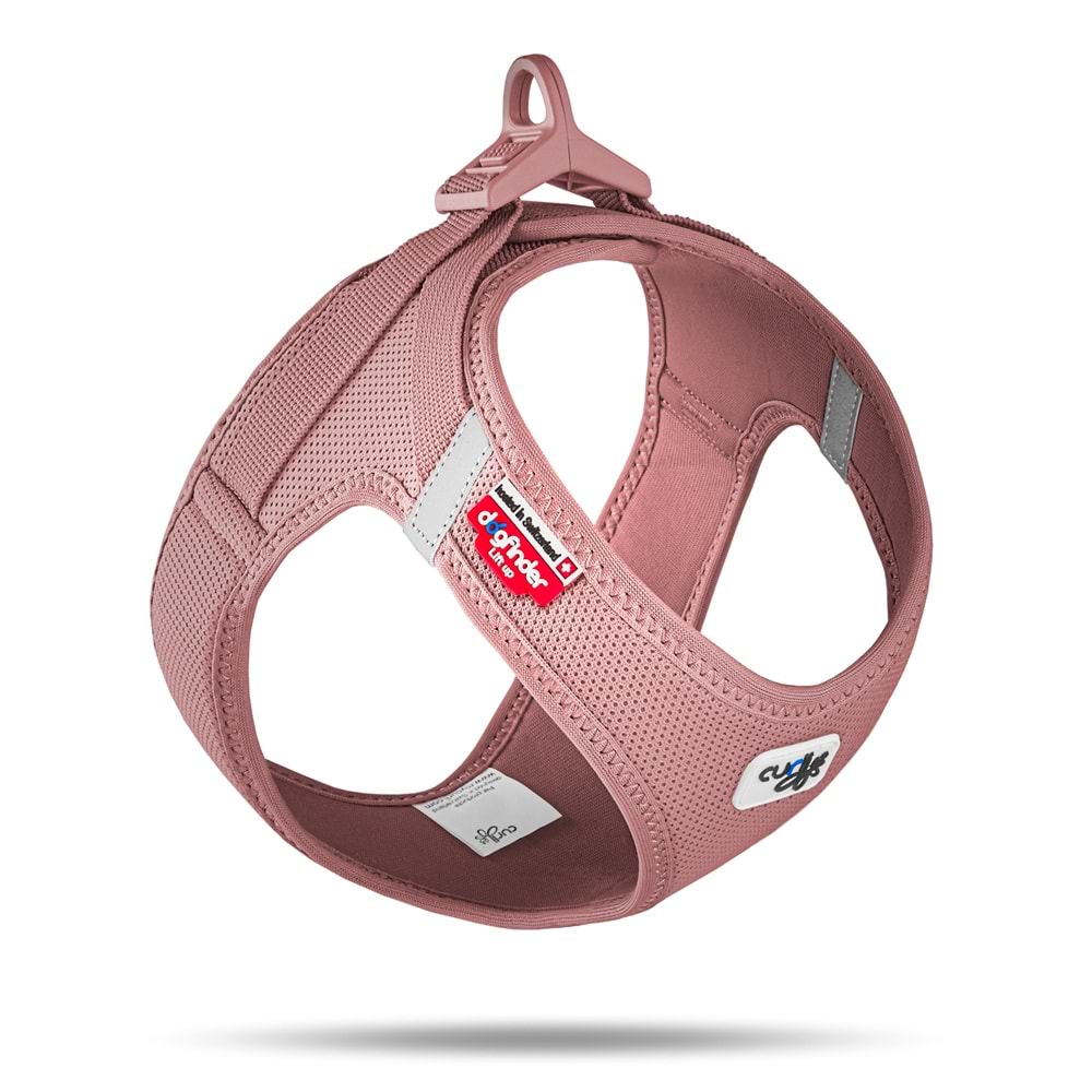 PN3802-CURLI VEST HARNESS CURLI CLASP AIR-MESH ROSE M