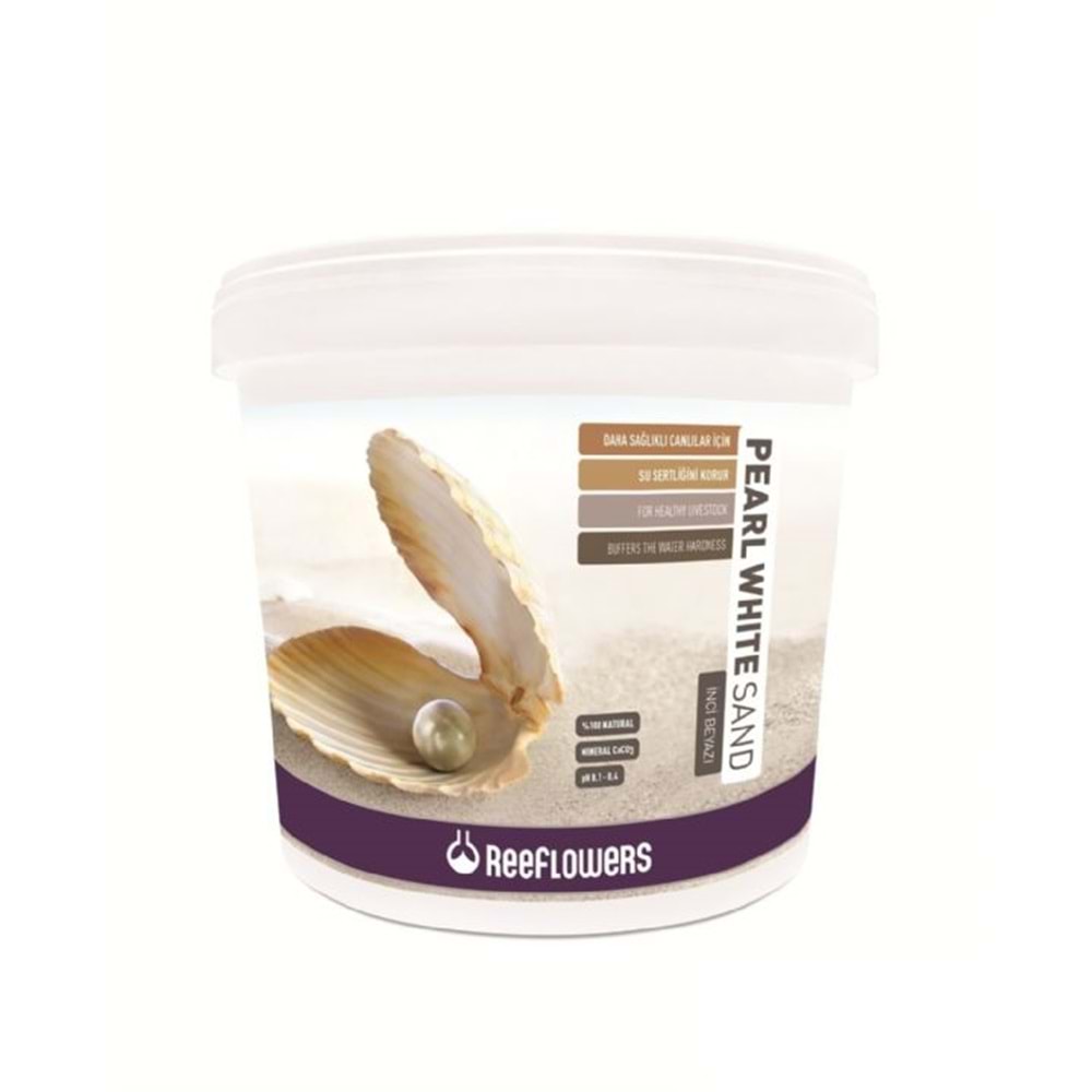 PWS25K05-REEFLOWERS PEARL WHİTE SAND KUM (0,5-1mm) 25KG