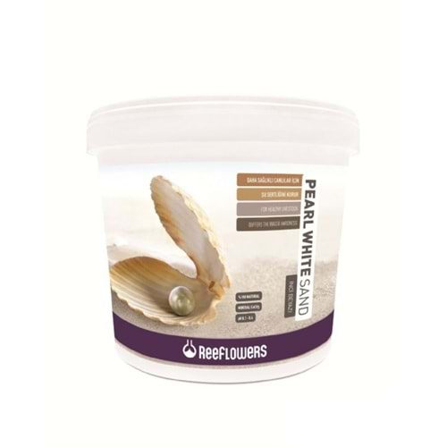 PWS25K05-REEFLOWERS PEARL WHİTE SAND KUM (0,5-1mm) 25KG