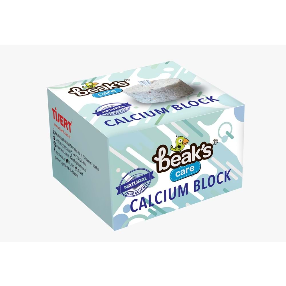SG024 BEAKS CALCIUM BLOCK 65GR 27Lİ PAKET