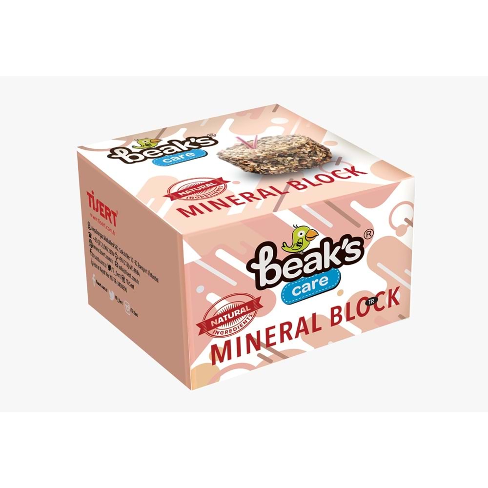 SG025 BEAKS MINERAL BLOCK 50GR 27Lİ PAKET
