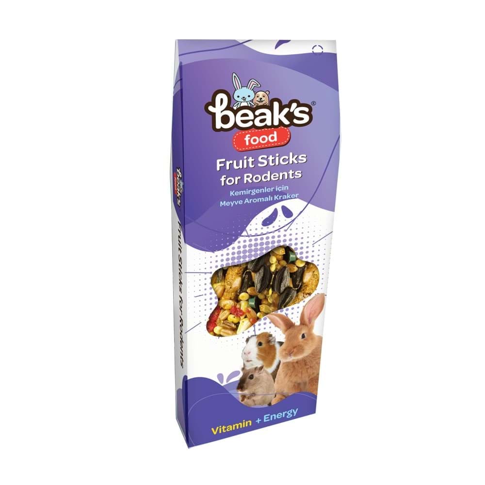 ST023 BEAKS MEYVELİ 2Lİ KEMİRGEN KRAKERİ 8Lİ PAKET