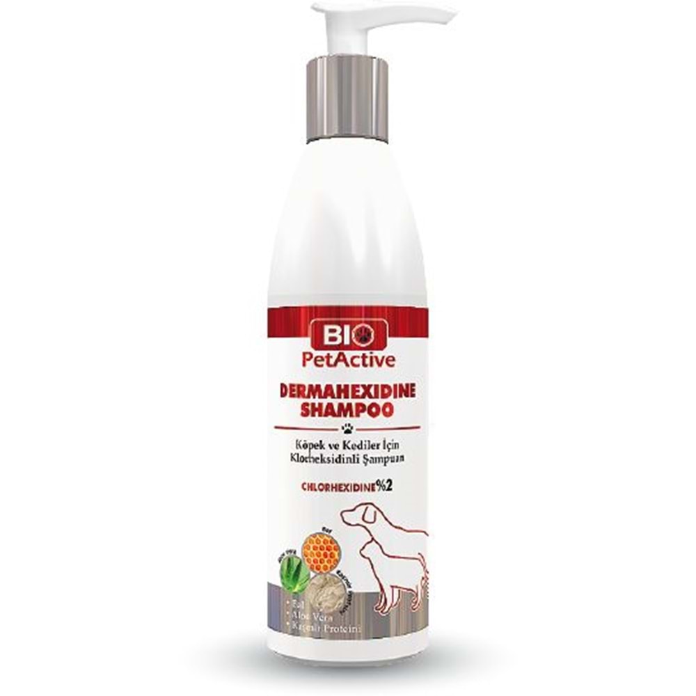 BIO PETACTİVE DERMAHEXIDINE ŞAMPUAN 250ML