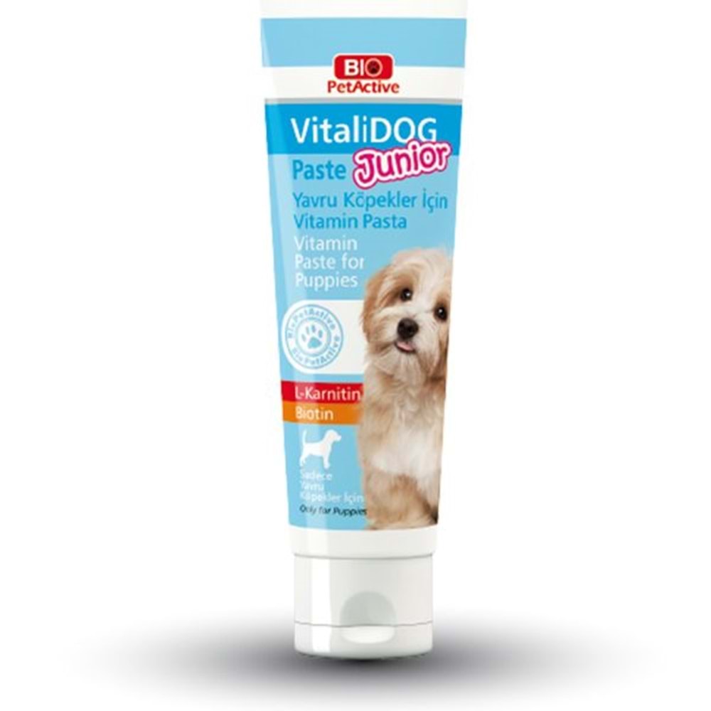 BIO PETACTİVE VİTALİDOG JUNİOR PASTE 100ML