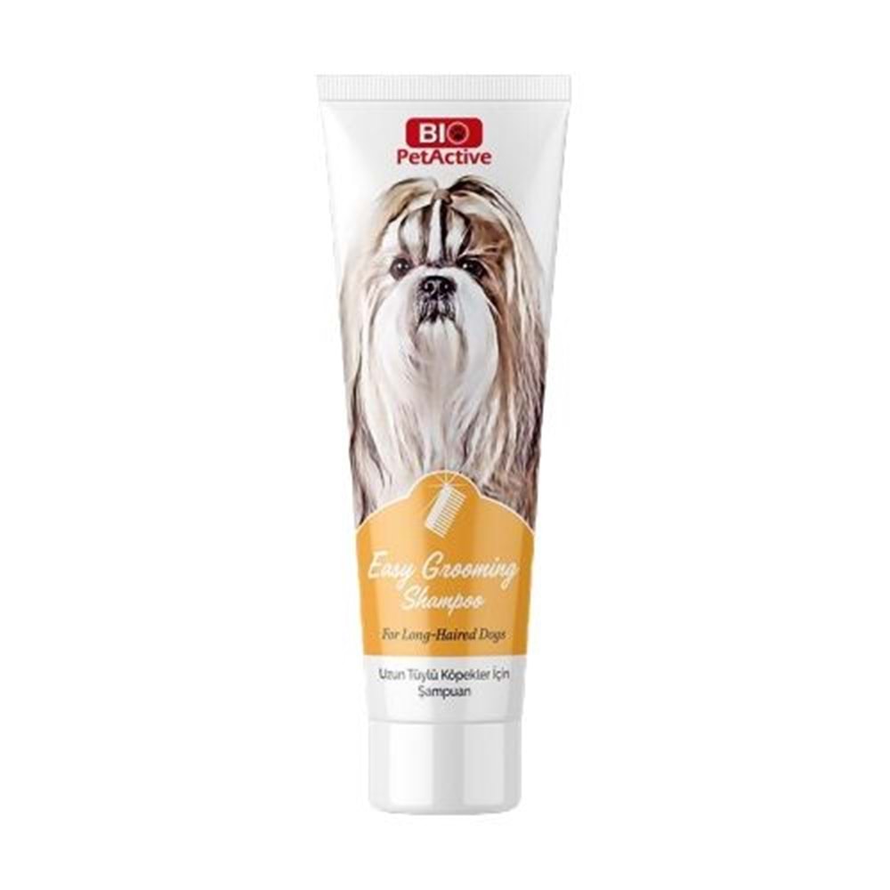 BIO PETACTİVE EASY GROOMİNG UZUN TÜYLÜ KÖPEK ŞAMPUANI 250ML