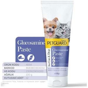YNC-4054 PETGUARD GLUCOSAMİNE PASTE KEDİ ve KÖPEKLER İÇİN 100ML