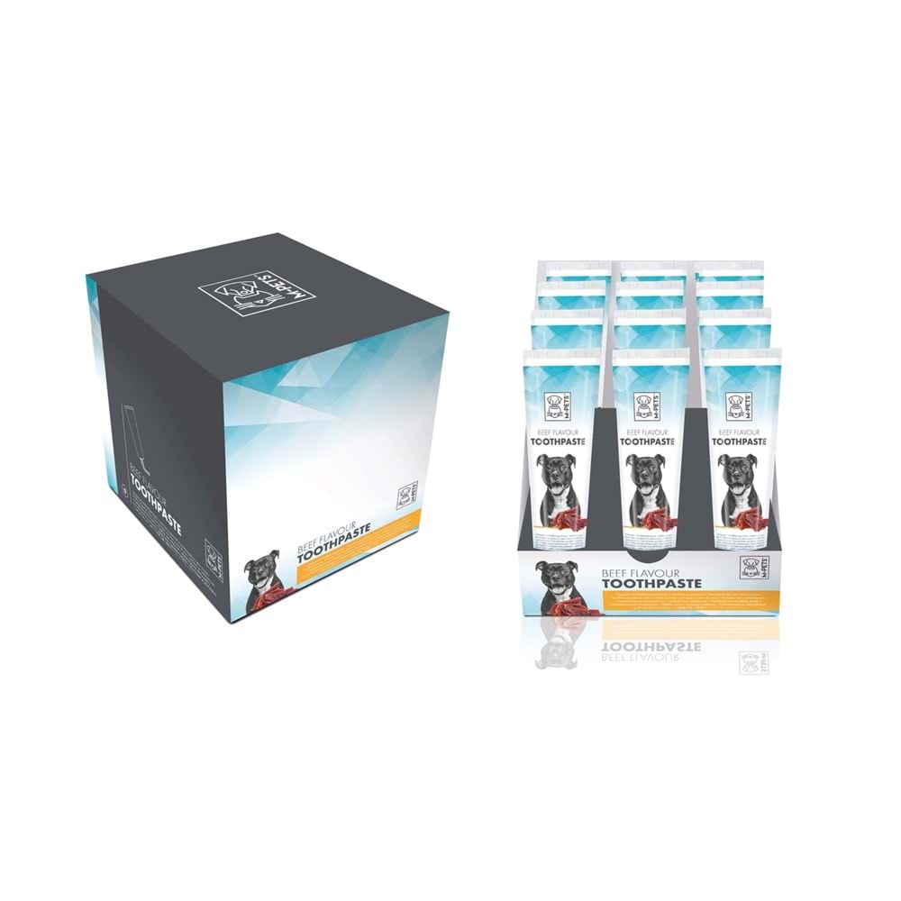 10118099 M-PETS KÖPEKLER İÇİN BİFTEK AROMALI DİŞ MACUNU 100GRX12Lİ SET 10118099 M-PETS KÖPEKLER İÇİN BİFTEK AROMALI DİŞ MACUNU 100GRX12Lİ SET